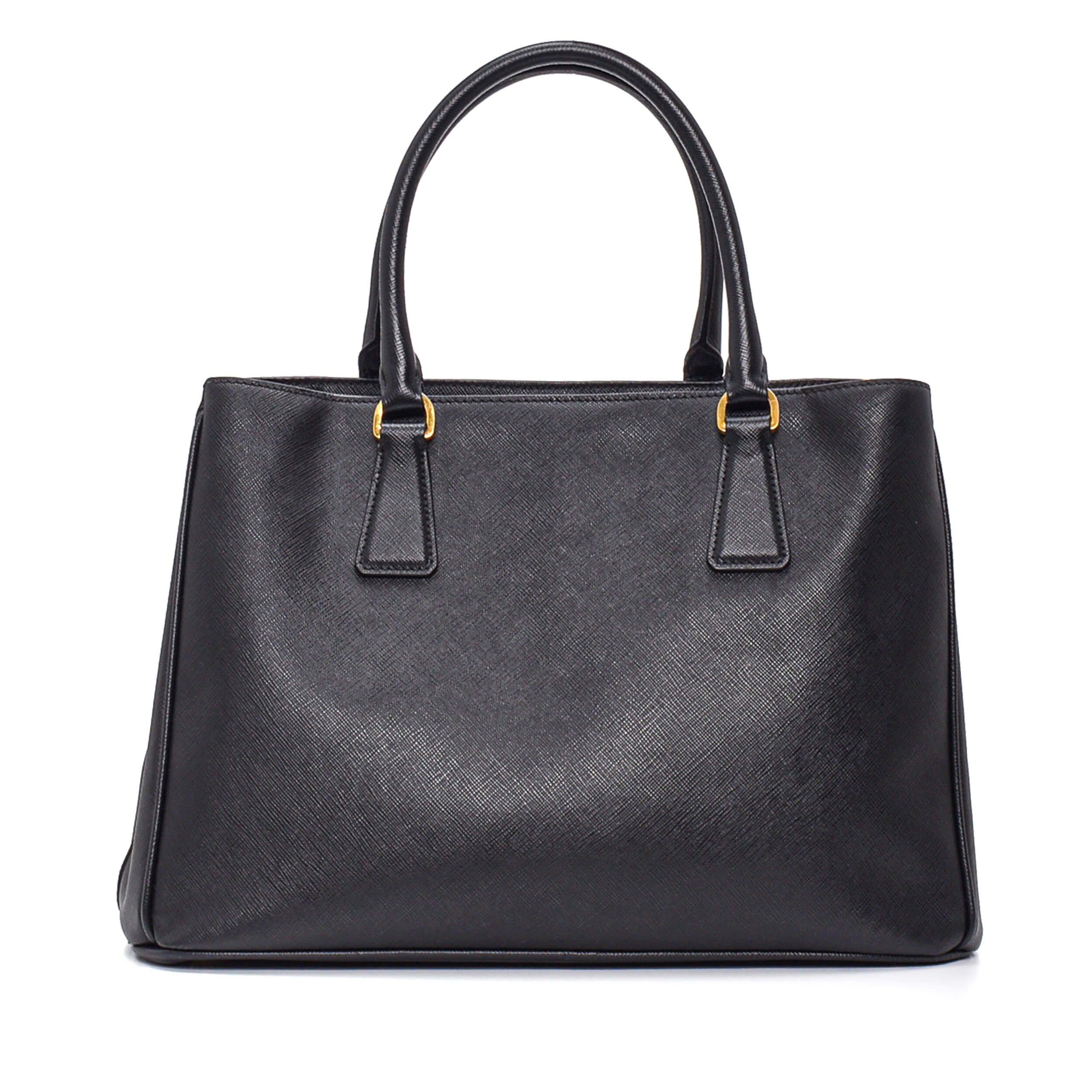 Prada - Black Saffiano Leather Small Galleria Bag